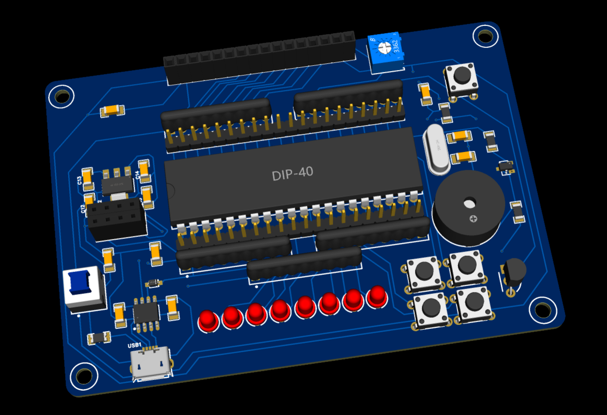 PCB渲染图